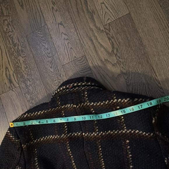 DISTRETT Made in Italy Vintage style men’s plaid wool coat Sz XL - Picture 13 of 17